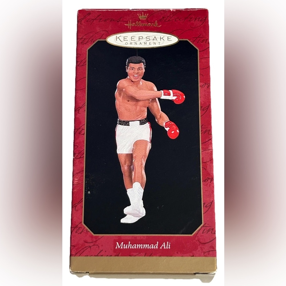1999 Vintage Muhammad Ali Hallmark Keepsake Ornament RARE HTF Boxing NWT